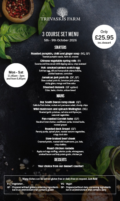 October Specials Menu EARLY 2026