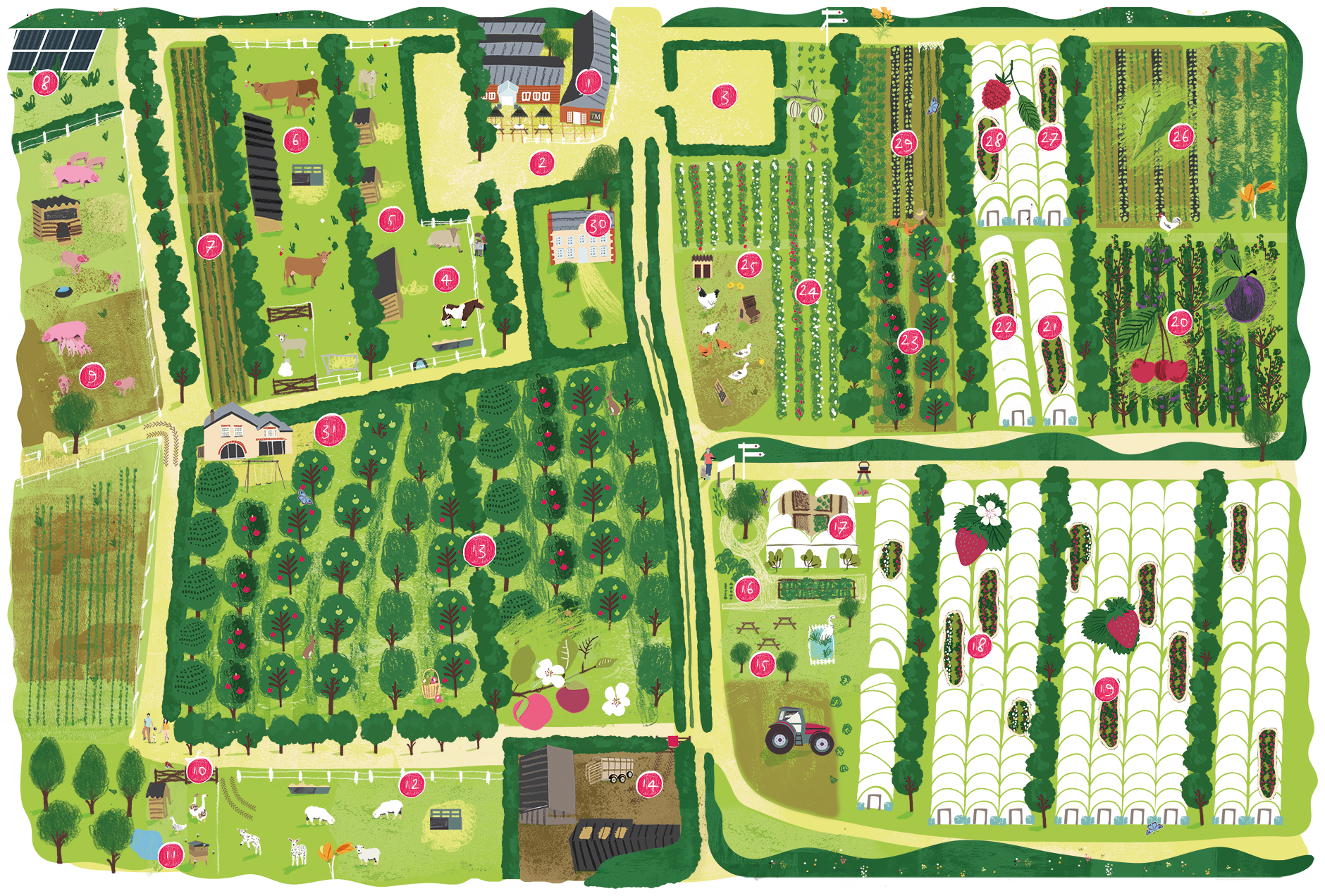 Farm park map